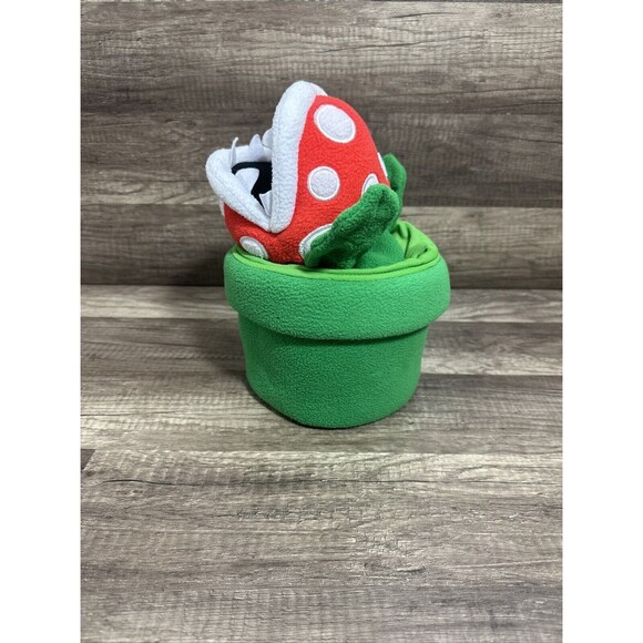 Piranha Plant Super Mario Bros. Nintendo 2017 Hand Puppet Plush Hashtag - Picture 6 of 9